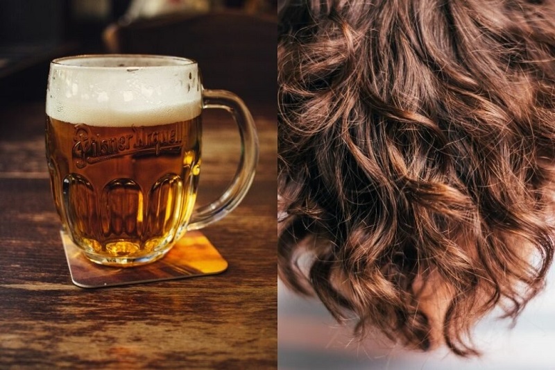 Bia giúp tóc chắc khỏe, mềm mượt hơn