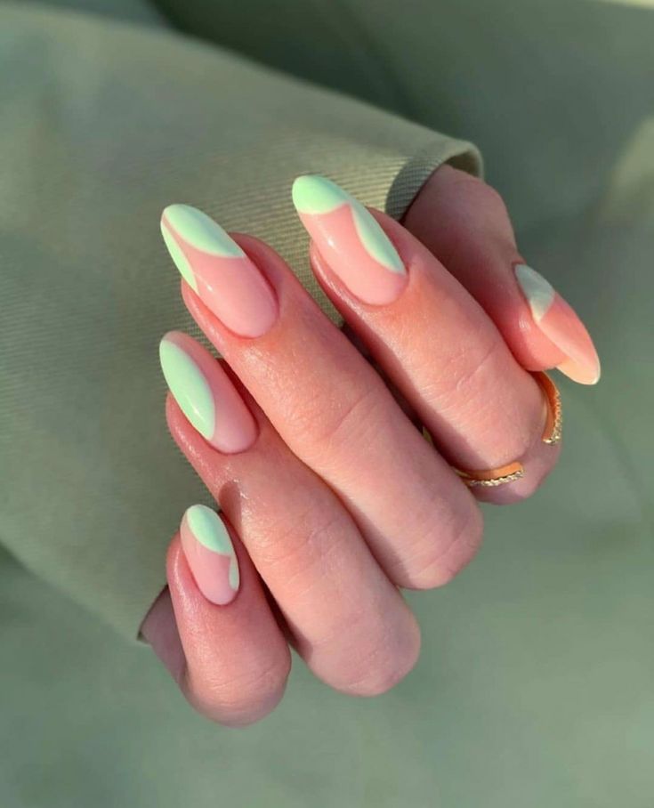 Nail xanh mint 19