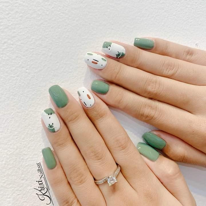 Nail xanh mint 29