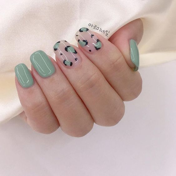 Triển ngay 5+ kiểu nail xanh mint cực cá tính 14