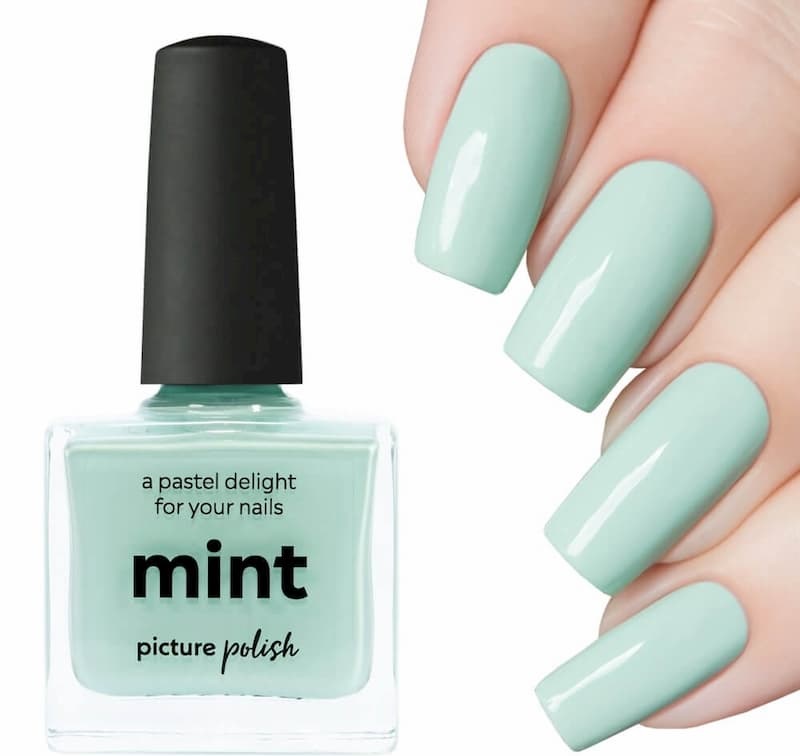 Nail xanh mint