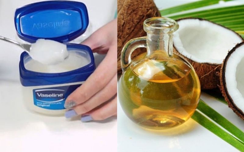 Dầu dừa và vaseline giúp dưỡng mi hiệu quả hơn