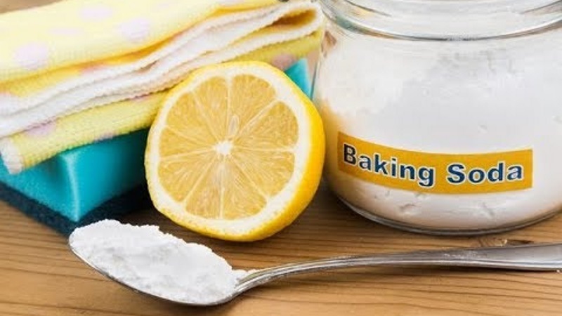 Kết hợp baking soda và chanh