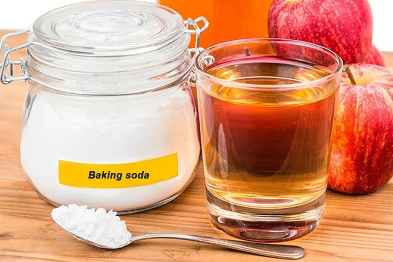 Trị thâm mông bằng baking soda và giấm táo