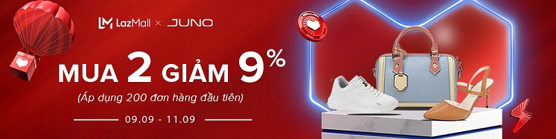 JUNO sale 9.9 tại Lazada