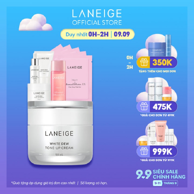 Kem dưỡng trắng da nâng tone Laneige