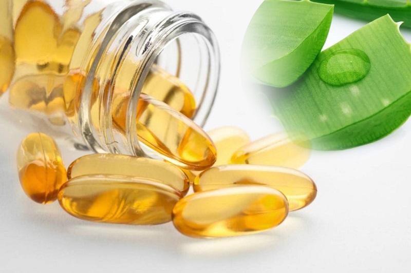 Vitamin E và nha đam trị thâm môi