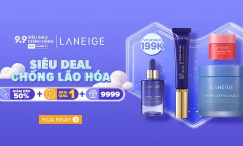 6 siêu phẩm nhà Laneige sale đỉnh tại Lazada 9.9