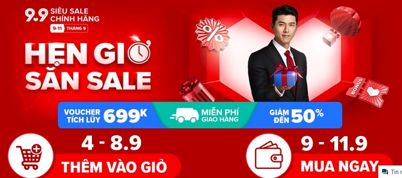 Lịch săn sale 9.9 tại Lazada