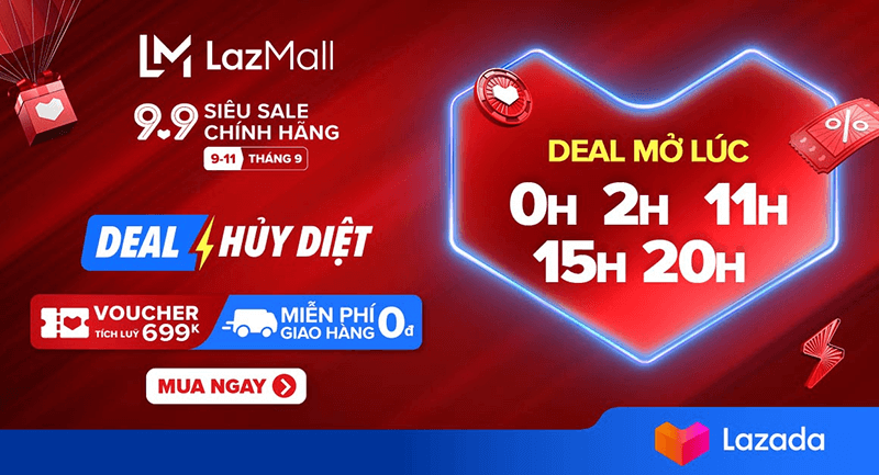 Lazada siêu sale 9.9