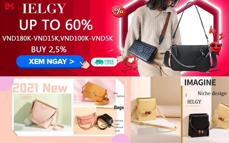 Shop IELGY Bag với nhiều mẫu túi đẹp và chất lượng