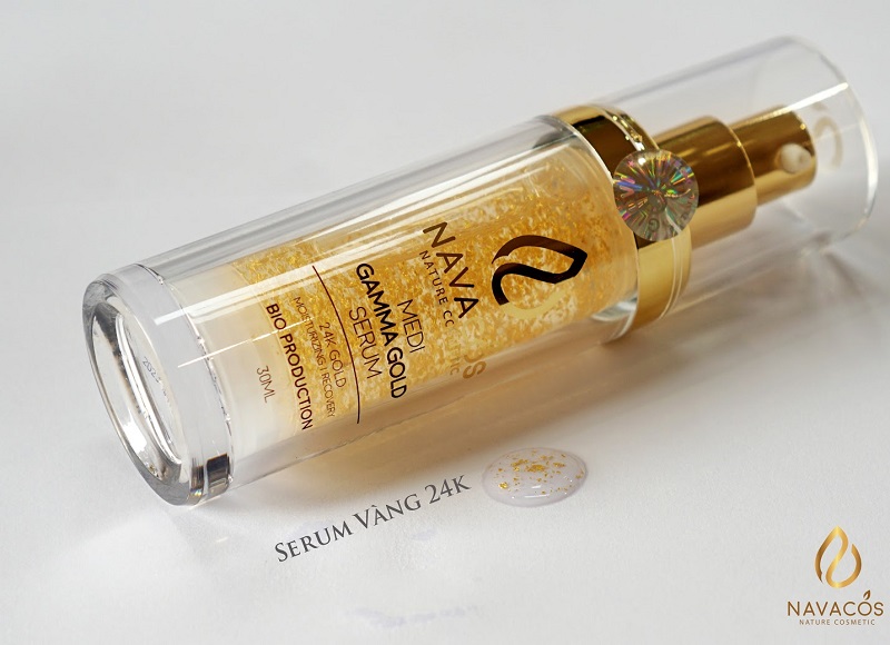 Bao bì mới của serum vàng 24K Navacos