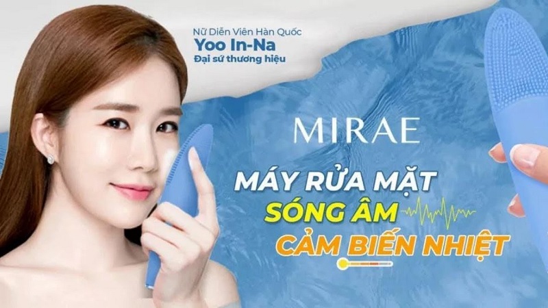 Chất liệu của máy rửa mặt Mirae