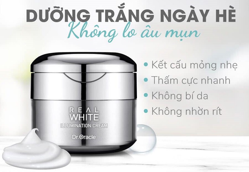 Công dụng kem dưỡng trắng Real White