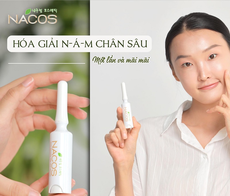 Công dụng kem trị nám Nacos