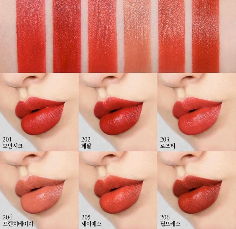 Bảng màu son kem lì Flynn Addiction Velvet Tint Ver 2