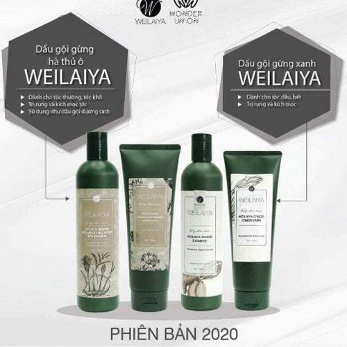 Bộ dầu gội xả gừng Weilaiya có kích thích mọc tóc? (Review 2025)