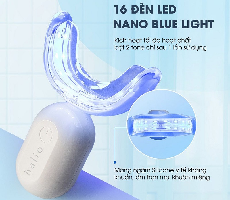 Công nghệ máy tẩy trắng răng Halio Blue Light