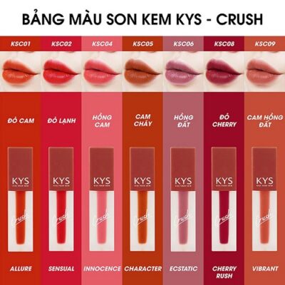 Review 5 son KYS khử chì làm hồng môi có tốt không?