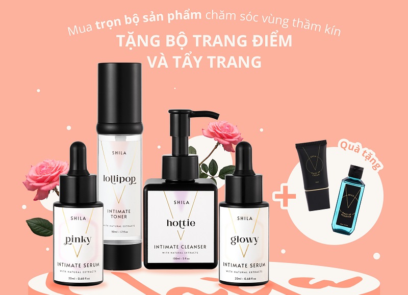 Bộ ba sản phẩm làm đẹp vùng kín Shila