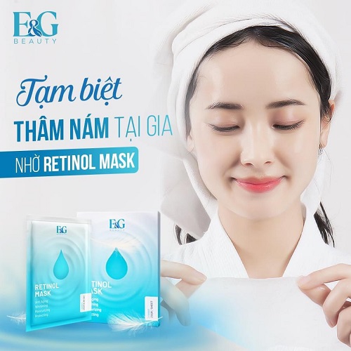 Review E&G Beauty – Mặt nạ Retinol dưỡng trắng cấp ẩm