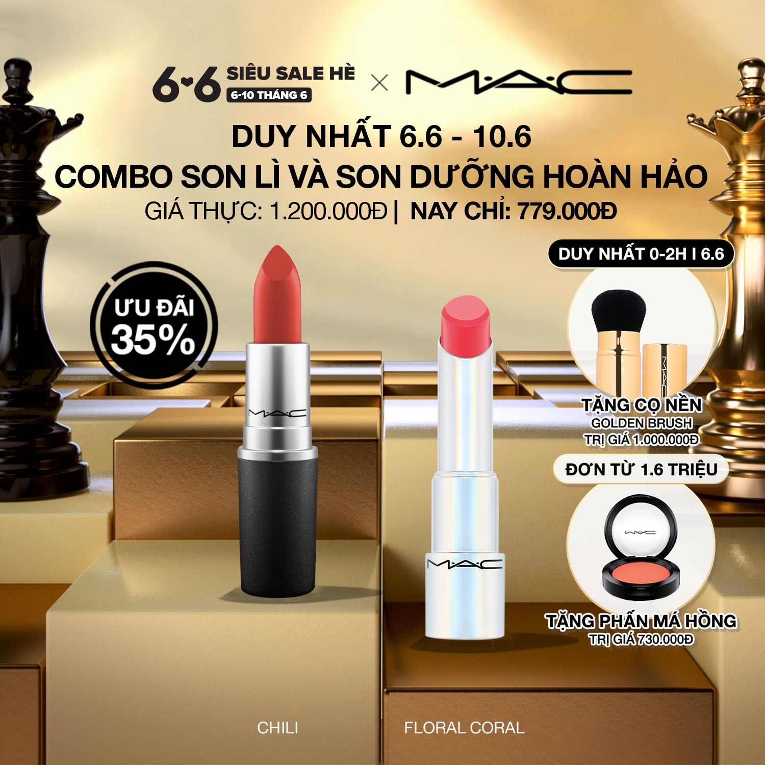 Thương hiệu MAC với những ưu đãi “cực hời” tại Siêu Sale Lazada 6/6 4