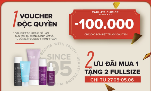 Top deal Paula’s Choice cực hot tại siêu sale 6/6 bùng nổ ngày hè