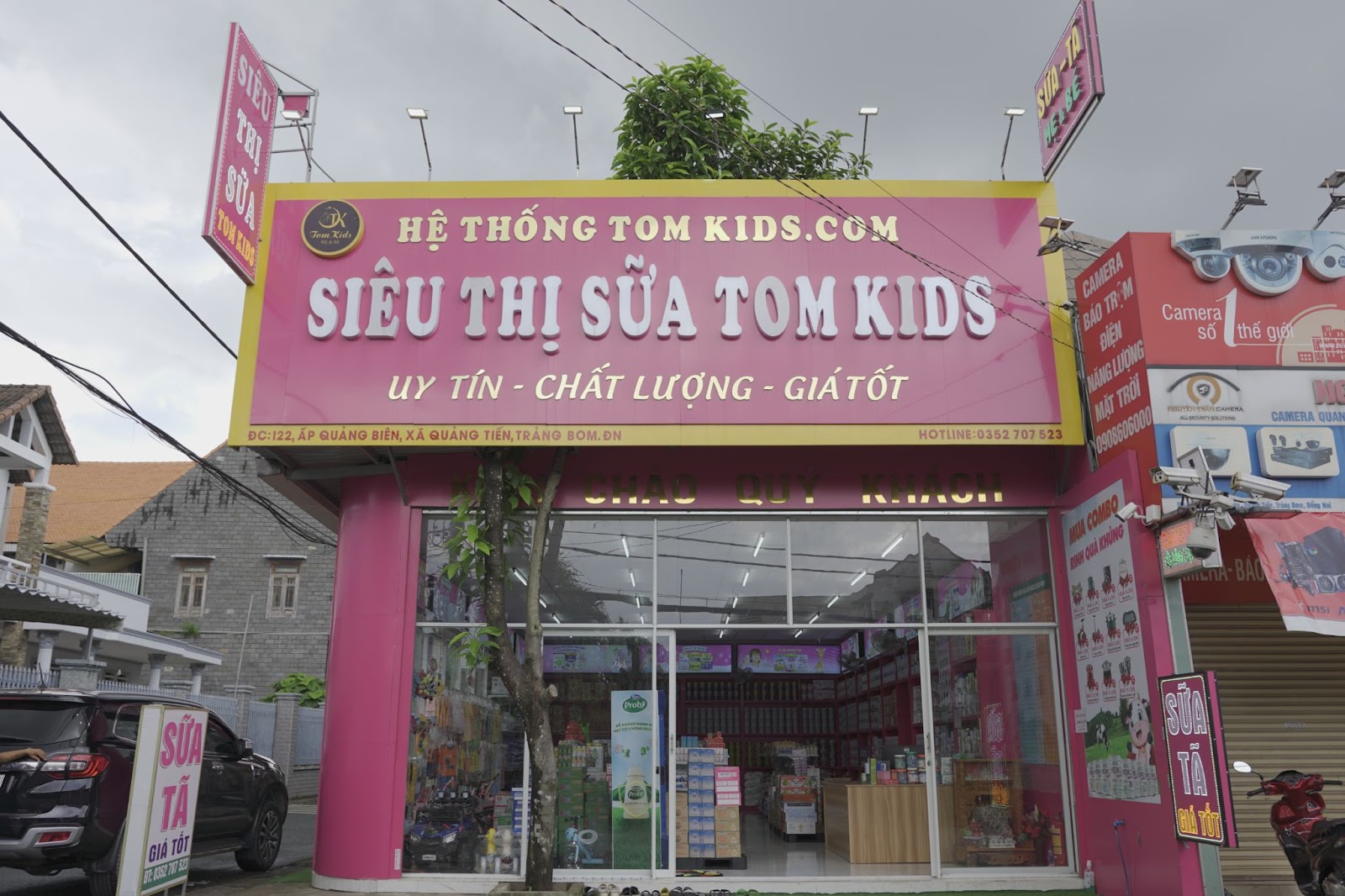 Hệ thống sữa Tomkids