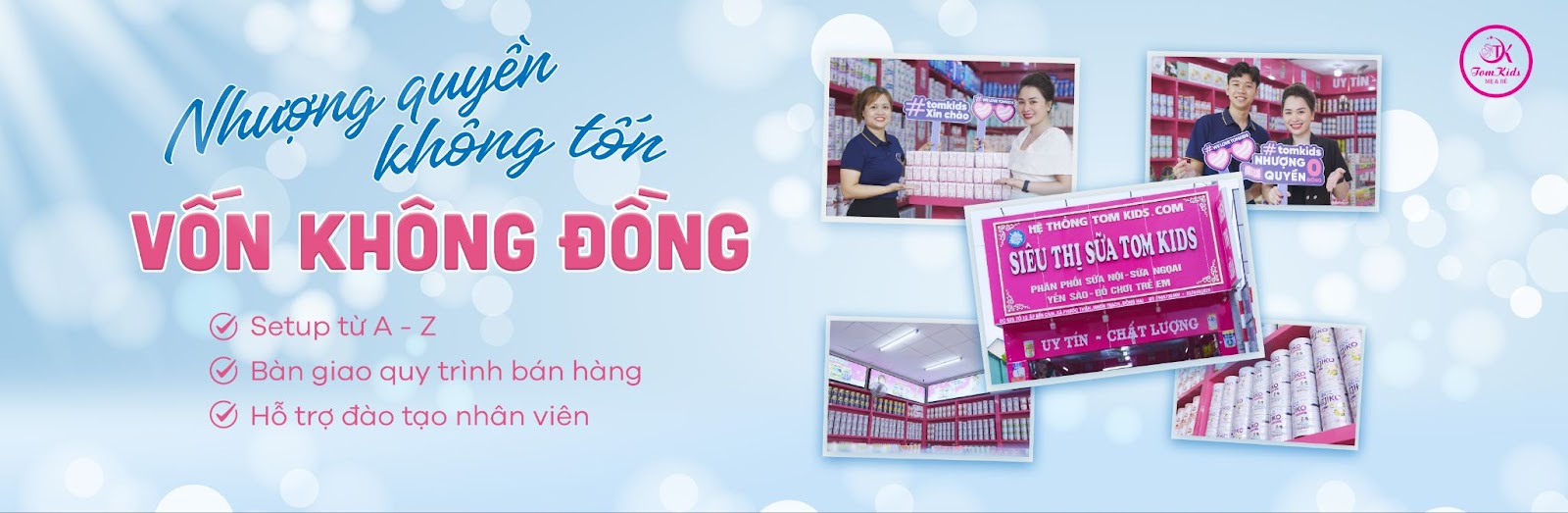 Hệ thống sữa Tomkids